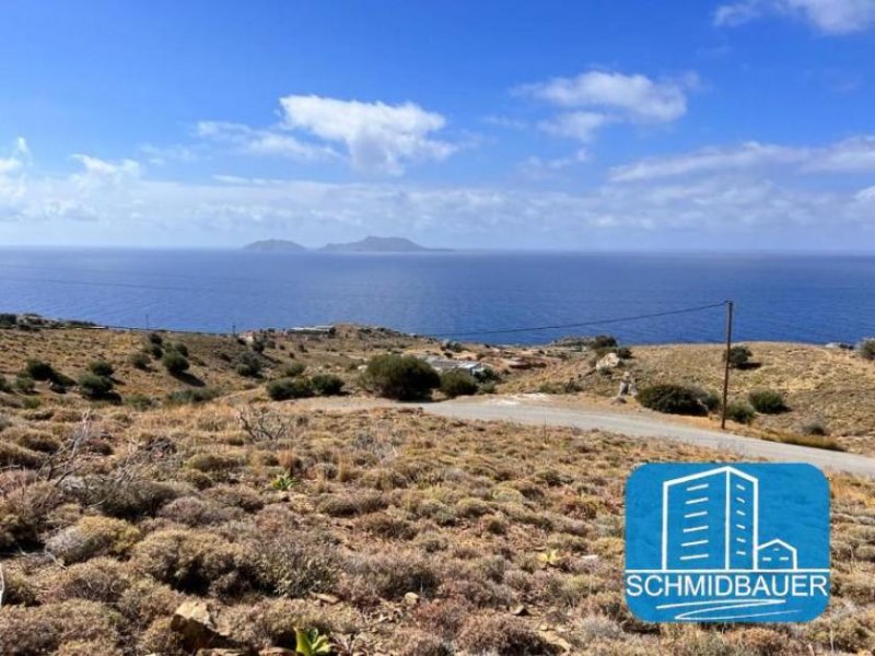 Agios Pavlos Kreta, Agios Pavlos: Grundstück mit herrlichem Blick auf das Libysche Meer zu verkaufen Grundstück kaufen